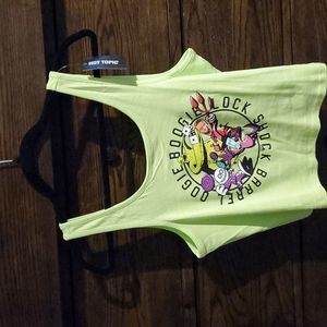 Hot Topic Oogie Boogie Crop Top